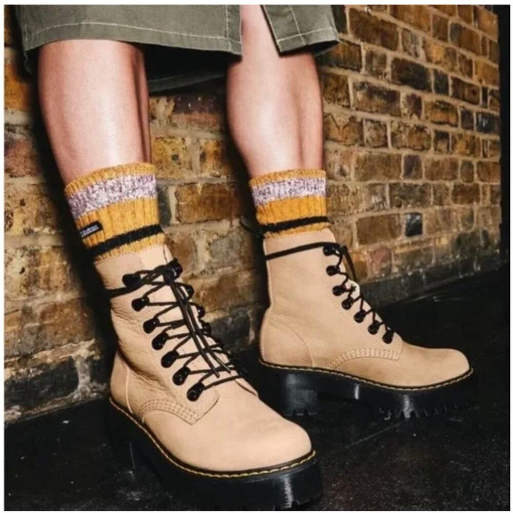 Dr. Martens Tan Ankle Boots